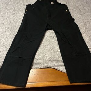 Carhartt Men's black work overalls